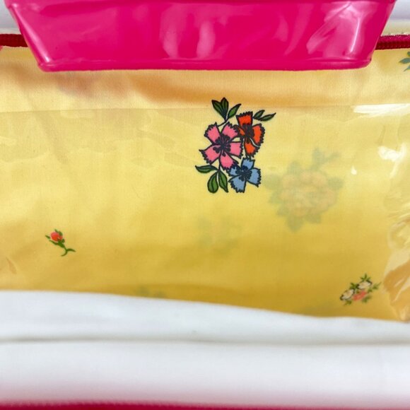 Cynthia Rowley Double Full Sheet Set Yellow Floral Cotton Sateen - Picture 7 of 9